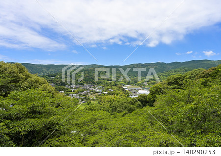 琴海中央公園の風景、展望台から戸根方面を望む 琴海中央公園の風景、展望台から戸根方面を望む 140290253
