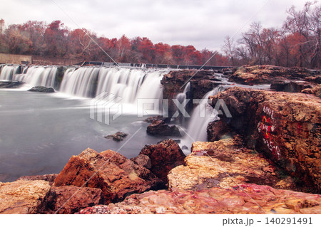 Grand Falls in Autumn, Joplin, Missouri Grand Falls in Autumn, Joplin, Missouri 140291491