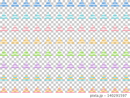 Triangular Line Flag Set Triangular Line Flag Set 140291597