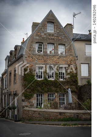 Streets in Granville, the city in Normandy Streets in Granville, the city in Normandy 140292046