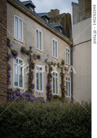 Streets in Granville, the city in Normandy 140292049