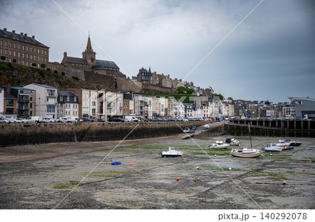 Granville Port at Low Tide 140292078