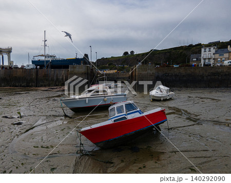 Granville Port at Low Tide 140292090