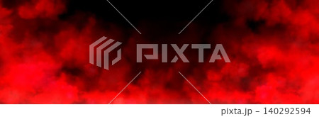 Red smoke clouds, realistic vector powder frame Red smoke clouds, realistic vector powder frame 140292594
