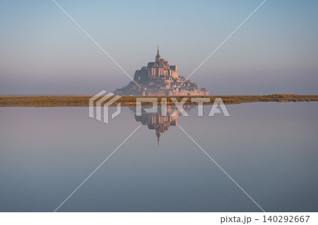 Mont Saint-Michel Abbey and Village, Normandy, France Mont Saint-Michel Abbey and Village, Normandy, France 140292667
