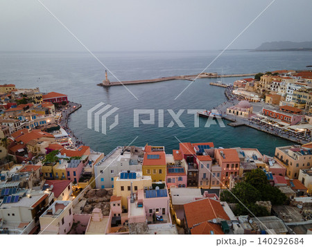 Old Venetian Harbor of Rethymno, Crete Old Venetian Harbor of Rethymno, Crete 140292684