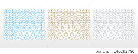 Set of abstract geometric patterns. Seamless vector backgrounds. Colored ornaments Graphic modern patterns Simple lattice graphic design Set of abstract geometric patterns. Seamless vector backgrounds. Colored ornaments Graphic modern patterns Simple lattice graphic design 140292780