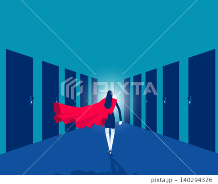 Moving forward with determination demonstrates courage and readiness to face new challenges in the business world. 140294326
