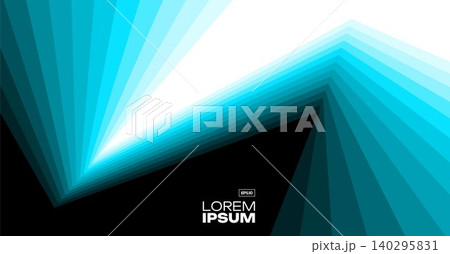 Colorful teal sharp blend layer line abstract background Colorful teal sharp blend layer line abstract background 140295831