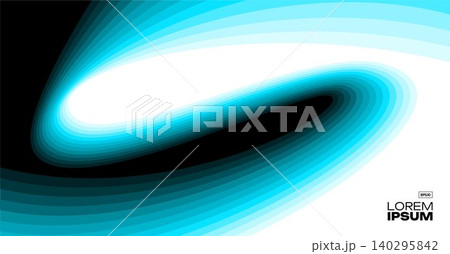 Modern swoosh wavy layer line abstract background 140295842