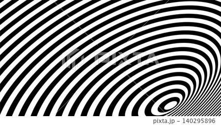 Dynamic motion stripe line curve oval background 140295896