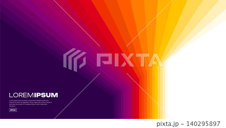 Technology digital colorful flat stripe line layer background Technology digital colorful flat stripe line layer background 140295897