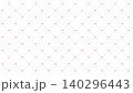 リボンと破線のクロス　おしゃれでかわいいパターン　シームレスな背景装飾イラスト 140296443