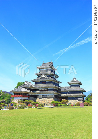 長野県松本市、国宝松本城の風景 長野県松本市、国宝松本城の風景 140296567