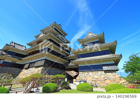 長野県松本市、国宝松本城の風景 長野県松本市、国宝松本城の風景 140296569