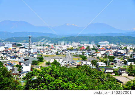 長野県中野市中心街を望む(長野県中野市)【2026.5】 長野県中野市中心街を望む(長野県中野市)【2026.5】 140297001