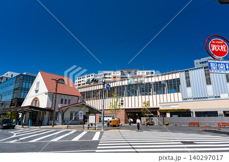 JR国立駅 南口の風景 東京都国立市中 JR国立駅 南口の風景 東京都国立市中 140297017