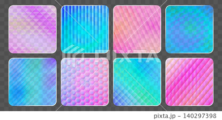 Ribbed glass panels with geometric pattern Ribbed glass panels with geometric pattern 140297398