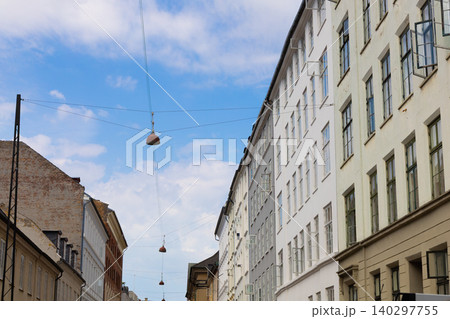 Historic Apartment Building With Open Windows 140297755