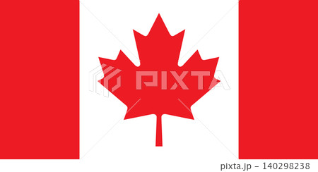 Official Canadian flag, flag of Canada, national vector banner 140298238