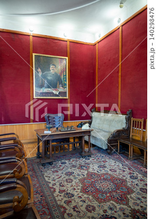 Joseph Stalin Museum, historical exhibition complex dedicated to the Soviet leader in his birthplace in Gori, Georgia Joseph Stalin Museum, historical exhibition complex dedicated to the Soviet leader in his birthplace in Gori, Georgia 140298476