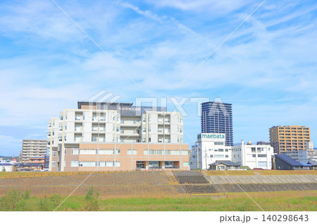 岐阜県多治見市、多治見市民病院の風景 岐阜県多治見市、多治見市民病院の風景 140298643