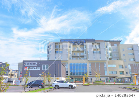 岐阜県多治見市、多治見市民病院の風景 岐阜県多治見市、多治見市民病院の風景 140298647