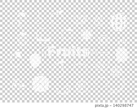 水果黑板風格集_白線 水果黑板風格集_白線 140298747
