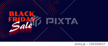 halftone style black friday sale banner for social post halftone style black friday sale banner for social post 140300037