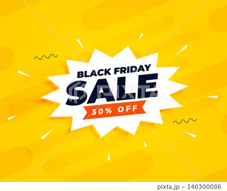 black friday yellow sale background with 30% discount offer black friday yellow sale background with 30% discount offer 140300086