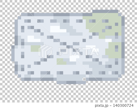 Pixel illustration of a cleaning cloth Pixel illustration of a cleaning cloth 140300724