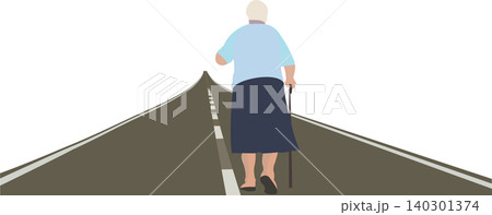 old person with the stick old person with the stick 140301374