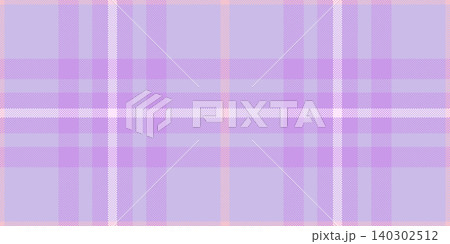 Summertime check seamless textile, luxurious background plaid vector. Trade tartan texture pattern fabric in light and violet colors. 140302512