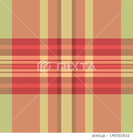 Faded background vector fabric, sexy tartan textile plaid. Reel texture seamless check pattern in red and lime colors. 140302632