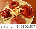 Breadsticks with Ham and Cured Pork Snack Breadsticks with Ham and Cured Pork Snack 140302807