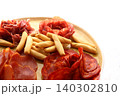 Breadsticks with Ham and Cured Pork Snack Breadsticks with Ham and Cured Pork Snack 140302810