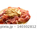 Breadsticks with Ham and Cured Pork Snack Breadsticks with Ham and Cured Pork Snack 140302812