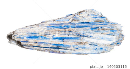 raw piece of blue kyanite rock cutout raw piece of blue kyanite rock cutout 140303116