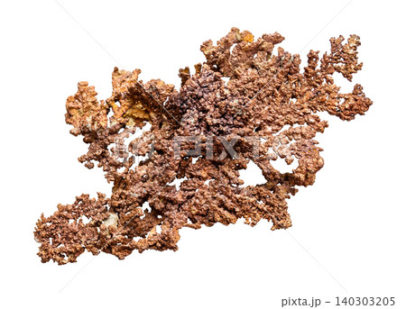 large piece of crystalline native copper cutout 140303205