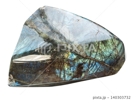 polished slab of labradorite rock cutout polished slab of labradorite rock cutout 140303732