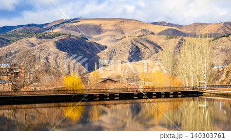 panoramic view of Three Lakes in Vanadzor city panoramic view of Three Lakes in Vanadzor city 140303761