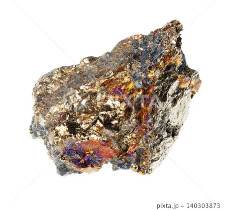 piece of armenian natural chalcopyrite rock cutout piece of armenian natural chalcopyrite rock cutout 140303873