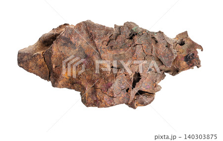 rough piece of armenian float copper rock cutout 140303875
