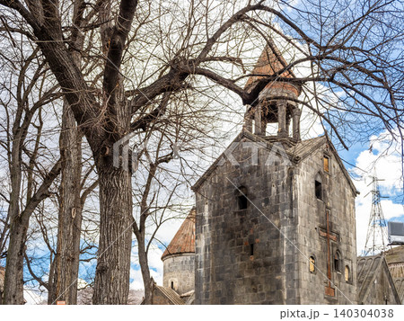 bare tree and belltower Sanahin Monastery, Armenia bare tree and belltower Sanahin Monastery, Armenia 140304038