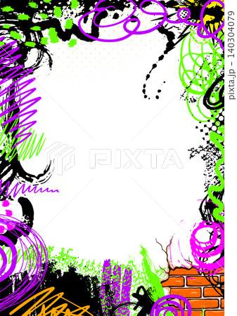 Grunge vibrant colorful frame templates featuring doodles, spray paint, and ink drops. A set of graffiti art backgrounds with abstract street art elements. Hand drawn. Not AI, vector illustration. Grunge vibrant colorful frame templates featuring doodles, spray paint, and ink drops. A set of graffiti art backgrounds with abstract street art elements. Hand drawn. Not AI, vector illustration. 140304079