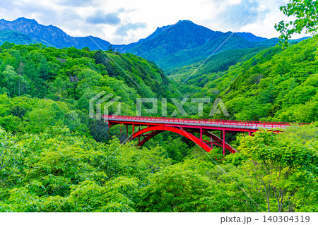 (山梨県)夕暮れ迫る八ヶ岳連峰 東沢大橋 (山梨県)夕暮れ迫る八ヶ岳連峰 東沢大橋 140304319