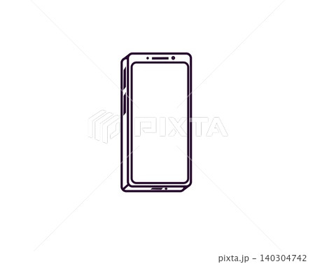 vector design of smartphone and mobile phone symbol vector design of smartphone and mobile phone symbol 140304742