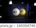 岐阜公園ぎふ灯り物語で輝く和傘ライトアップの幻想的な夜景 140304746