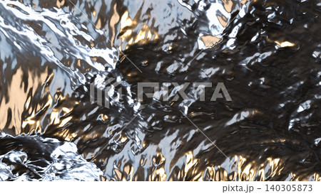 Reflective Silver Mountain Texture 3d render. Reflective Silver Mountain Texture 3d render. 140305873