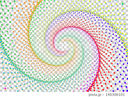 colorful spiral vortex dots abstract art colorful spiral vortex dots abstract art 140306101